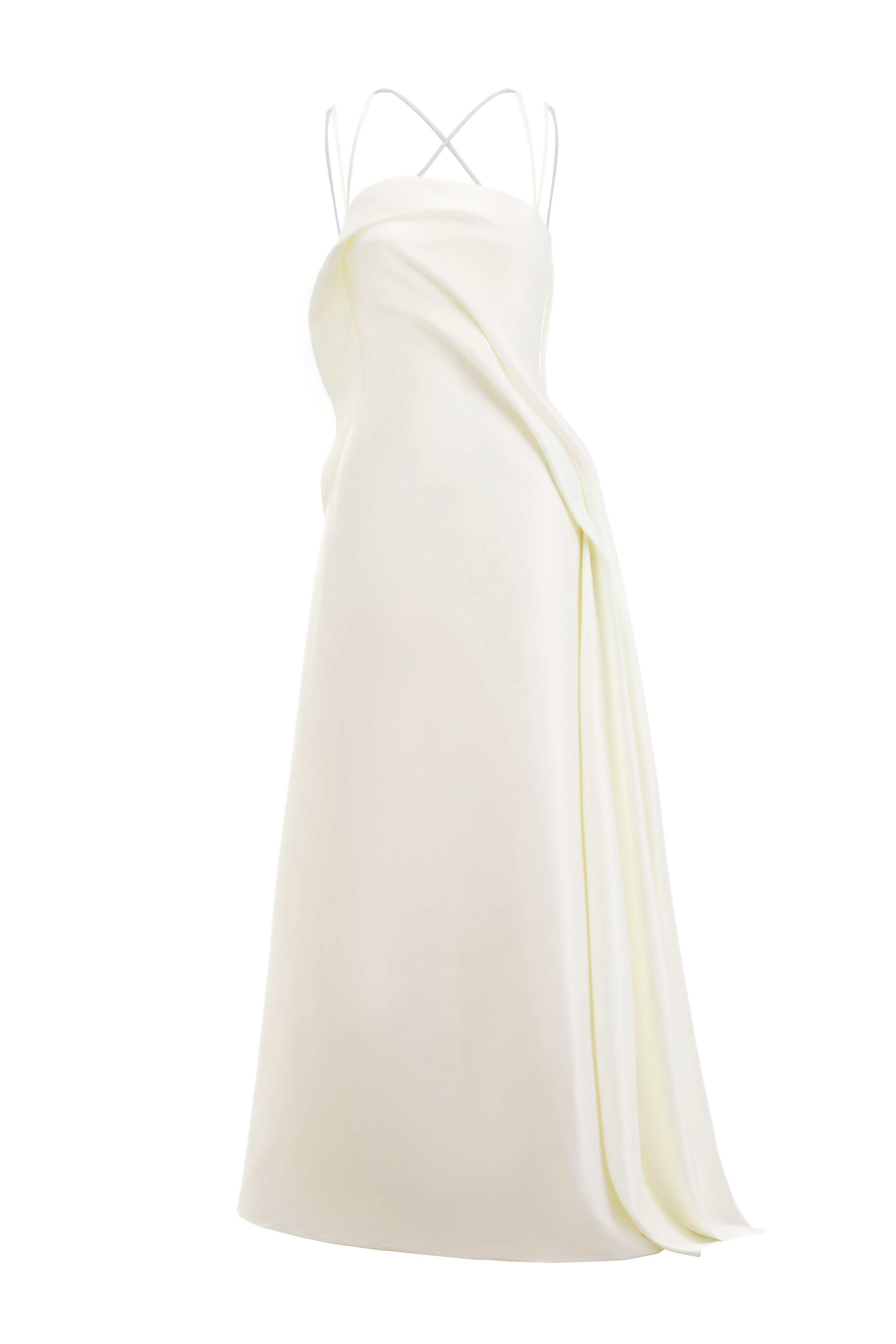 Bich Tuyen A-line Spaghetti Strap Floor Length Dress