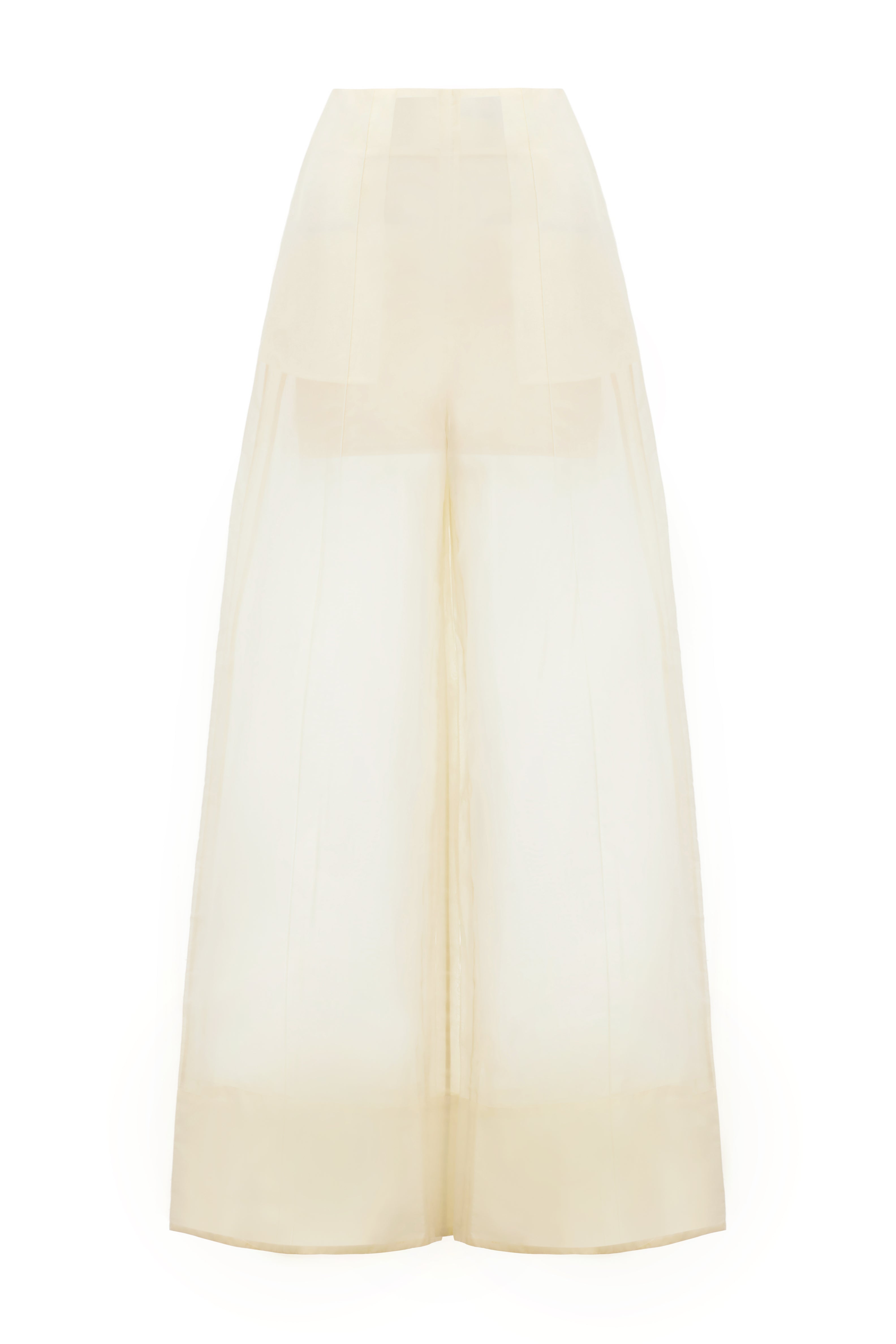 Linh Yen Wide Leg High Waist Organza Pants