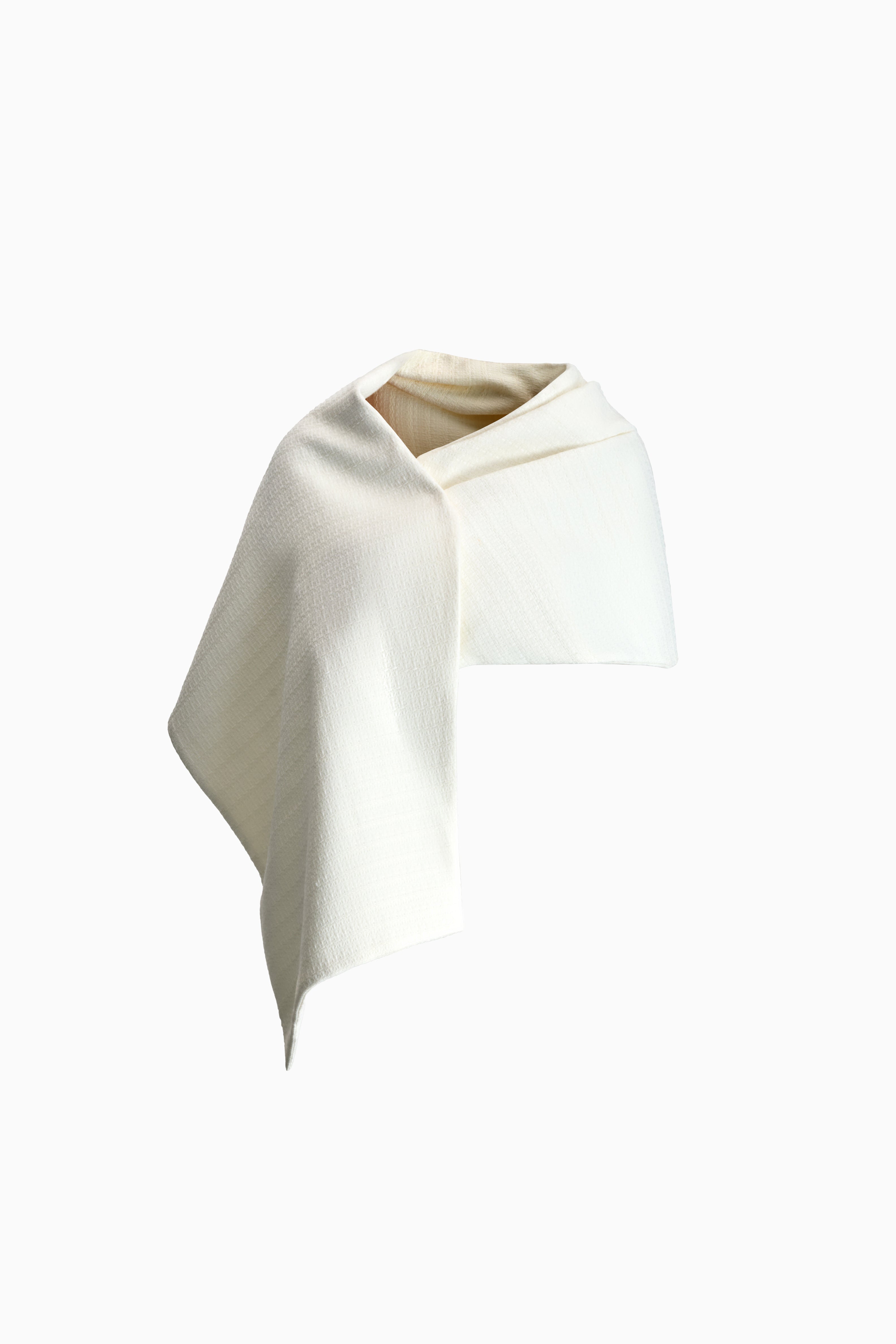 Dieu An Asymmetric Tweed Cape