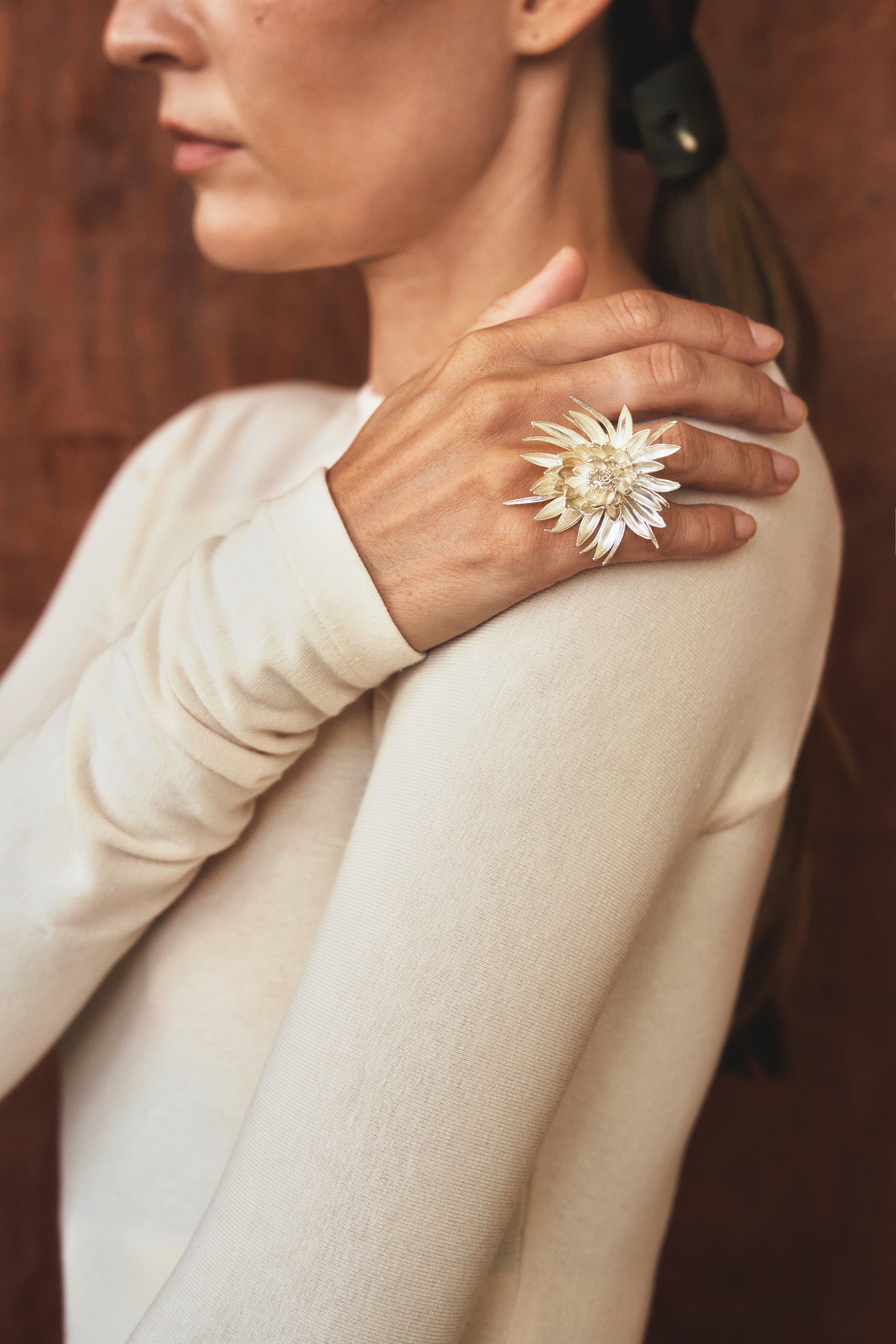Lily Silver Ring