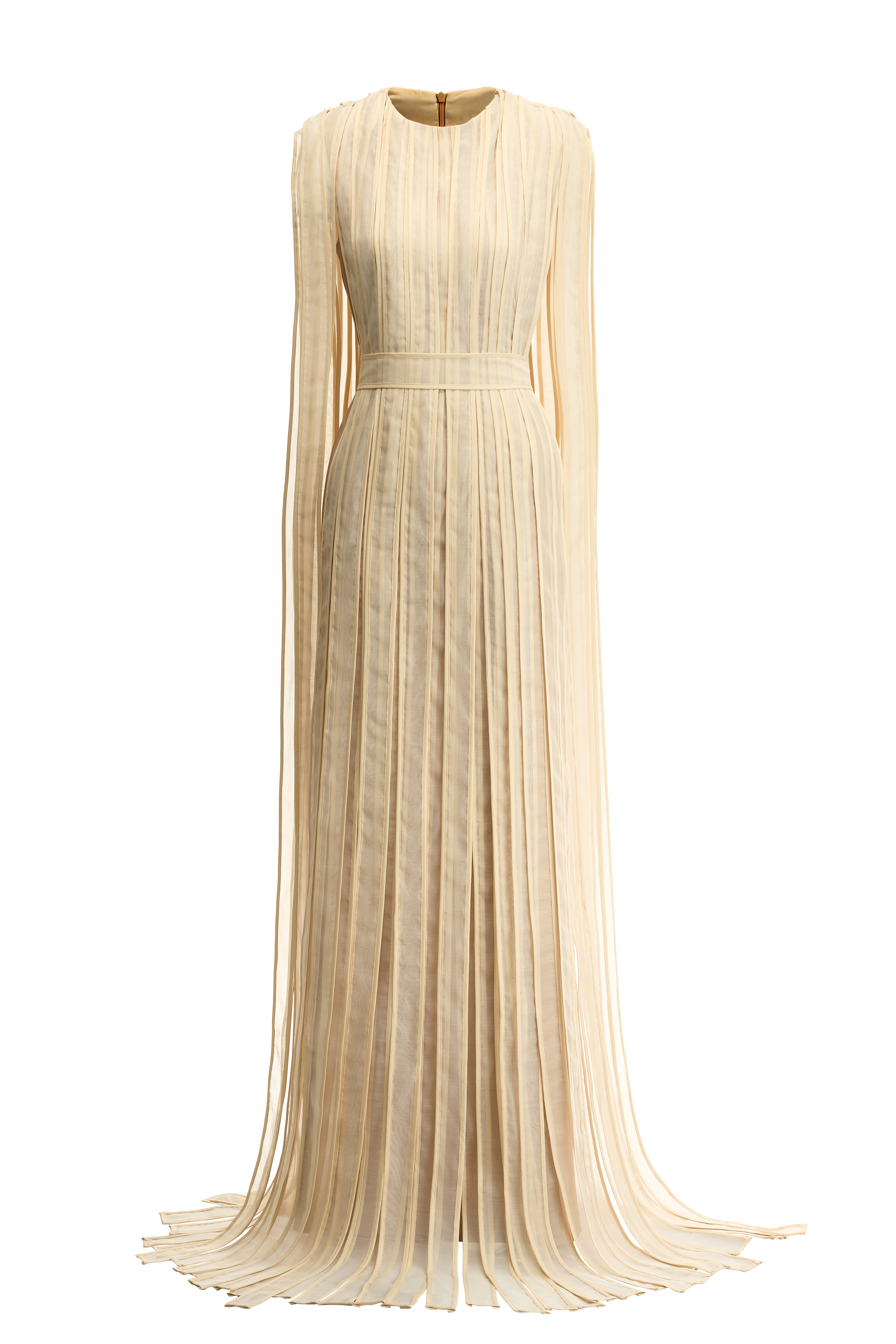 Phi Van Layered Organza Maxi Dress